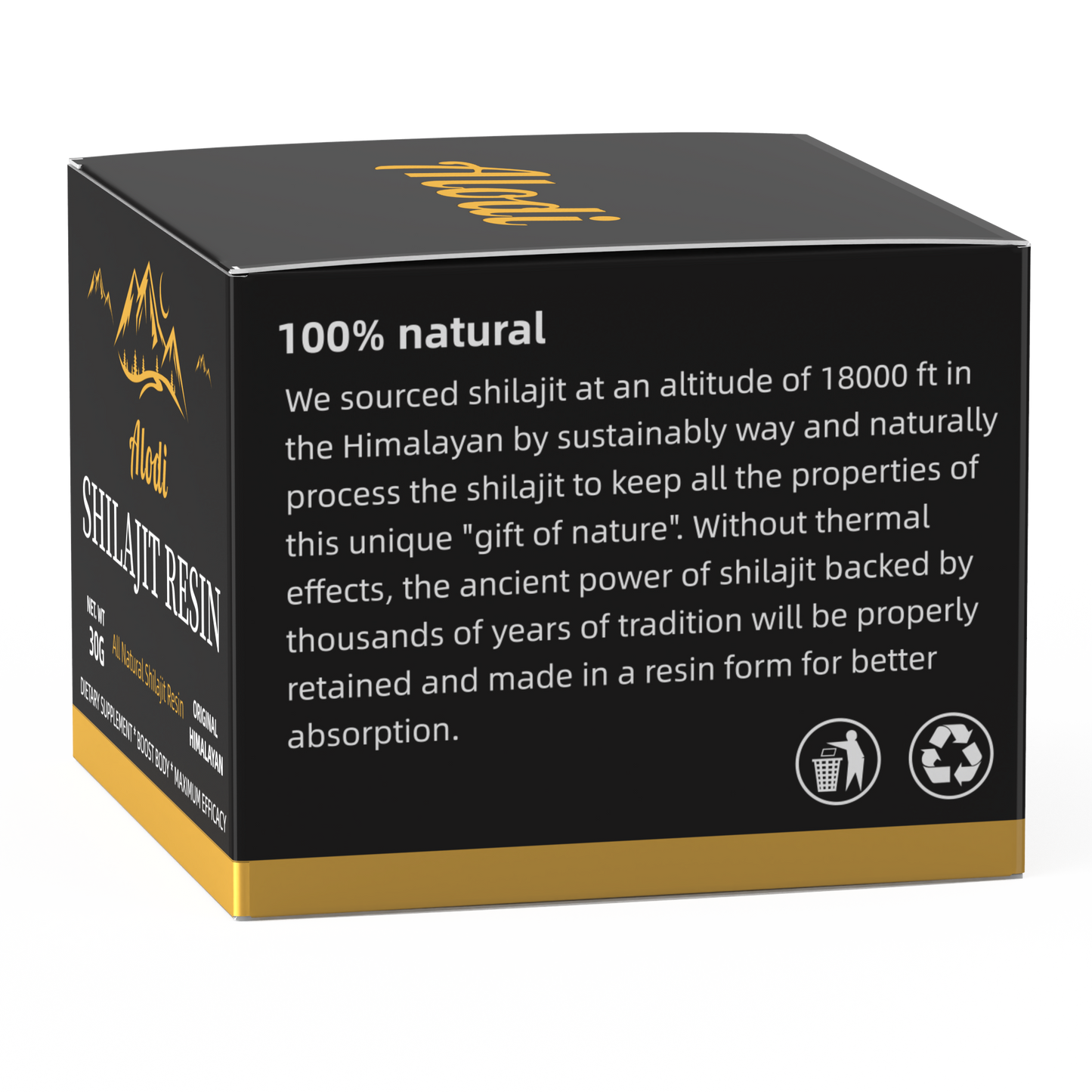 Pure Shilajit Resin from Himalayan Mountain's